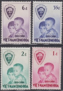 VIET NAM Sc # 59-62 CPL MNH -  CHILDREN, OPERATION BROTHERHOOD