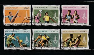 Mozambique 701-706 Set U Sports, Olympics