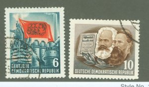 German Democratic Republic (DDR) #137-138 Used Multiple