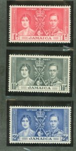 Jamaica #113-115 Mint (NH) Single (Complete Set)