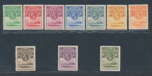 1933 Basutoland - Stanley Gibbons n. 1/10 - Series of 10 values, MH/MNH**