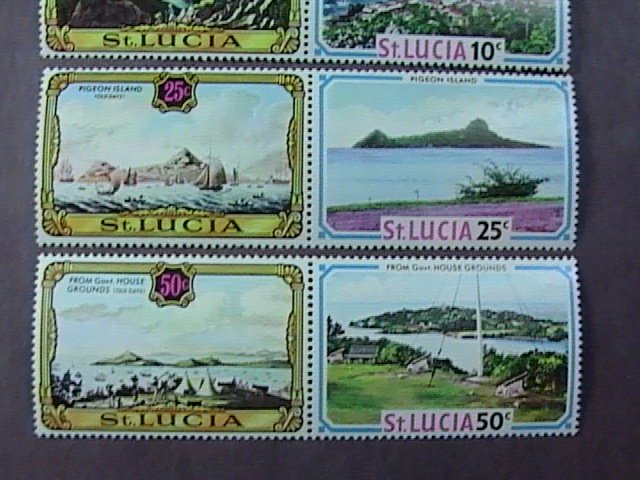 ST. LUCIA # 296-299-MINT NEVER/HINGED---COMPLETE SET OF PAIRS---1971