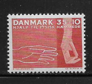 DENMARK, B30, MINT HINGED, HEALTHY AND CRIPPLED HANDS