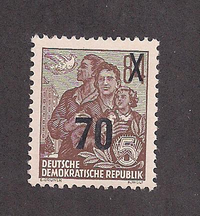 GERMANY - DDR SC# 223 F-VF LH 1954