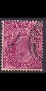 CEYLON SRI LANKA [1904] MiNr 0147 ( O/used )