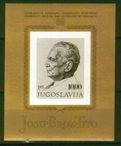1468 - Yugoslavia 1972 - President Tito - MNH Souvenir Sheet