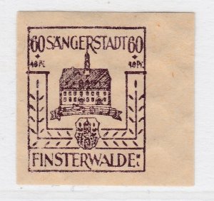 Finsterwalde WWII Germany World War II Local Stamp 1946 60+40pf MNH** A20P4F199-