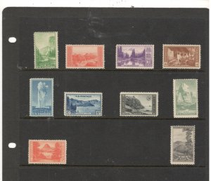 US SCOTT# 740-749, MNH, COMPLETE SET