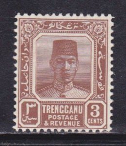 Malaya Tregganu 23 F-VF-OG lightly hinged nice color scv $ 33 ! see pic !