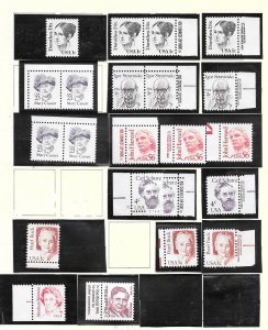 My Page #596 - Page of MNH Great Americans Series Collection / Lot