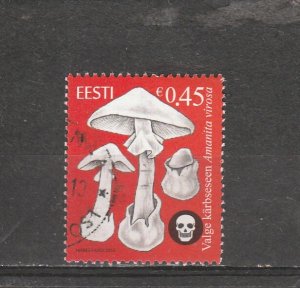 Estonia  Scott#  710  Used  (2012 Amanita Virosa)