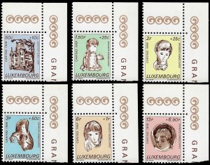 Luxembourg 1968 Sc B264-69 MNH vf with selvage