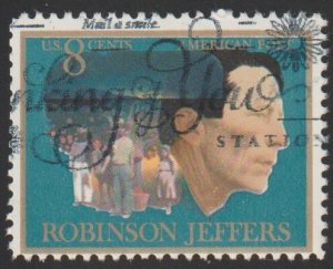 SC# 1485 - (8c) -  Robinson Jeffers, poet -  used single