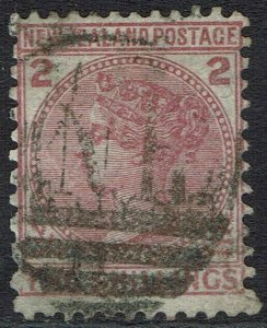 NEW ZEALAND 1878 QV 2/- USED