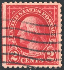 SC#554 2¢ Washington Single (1923) Used