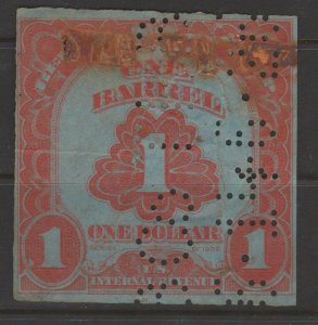 U.S.  Scott #REA94 Revenue Stamp - Used Single