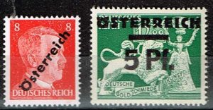 Austria 1945, Mi.# 662, 664 ** issue for Soviet Zone