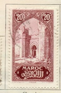 French Morocco 1917 Early Issue Fine Used 20c. NW-192862