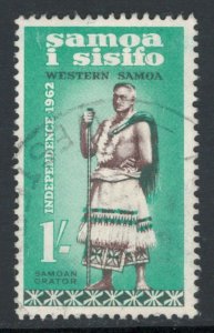 Samoa 1962 Talking Chief with Fly Whisk 1sh Scott # 229 Used