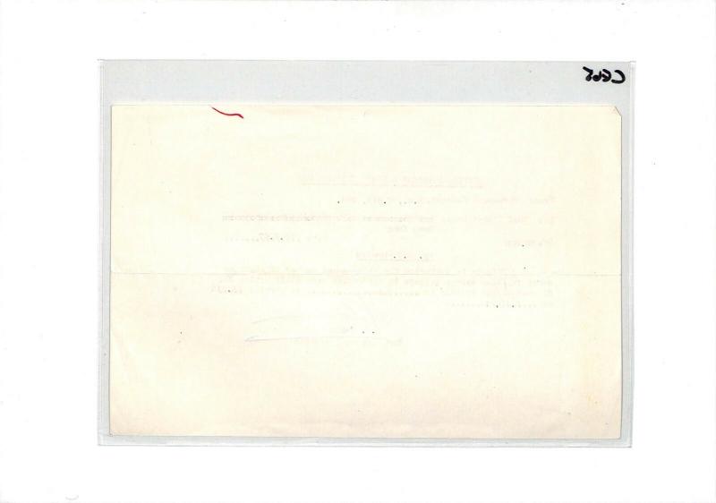 HONG KONG AVIATION BOAC 1967 Excess Baggage MEMO Letter {samwells-covers}CE65