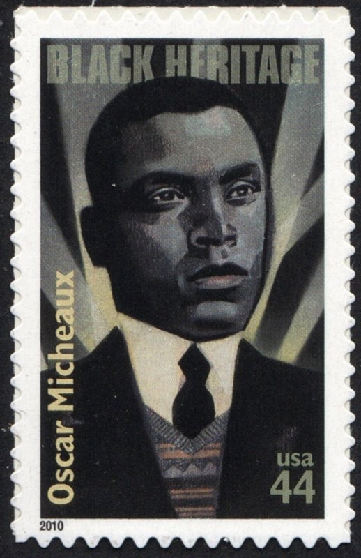 SC#4464 44¢ Oscar Micheaux Single (2010) SA