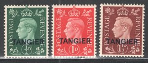 Great Britain - Tangier  #515-517  F/VF, Unused,   CV $13.50 ...  0930009