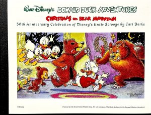 Portugal 1995 Walt Disney Christmas on Bear Mountain Stamp Booklet by Carl Barks