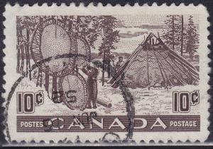 Canada 301 Drying Animal Hides 1950