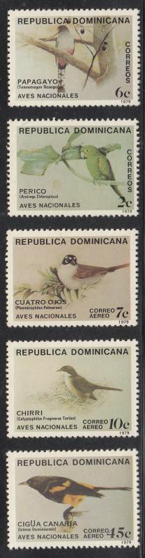 Dominican Republic Scott #820-821 & C301-C303 MH