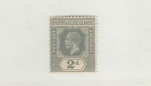 Gilbert & Ellice Islands, Postage Stamp, #16 Mint LH WNK3, 1916, JFZ