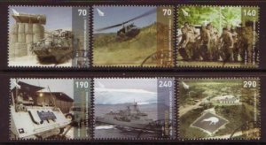 2013 NEW ZEALAND SG 3441/3446 ANZAC USED SET 