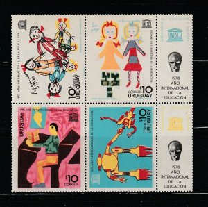 Uruguay 789a Set MNH Education Yerar