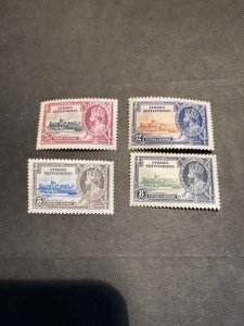 Straits Settlements Scott #213-6 never hinged