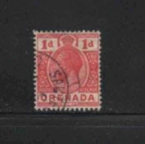 GRENADA #80 1913 1p KING GEORGE V F-VF USED e