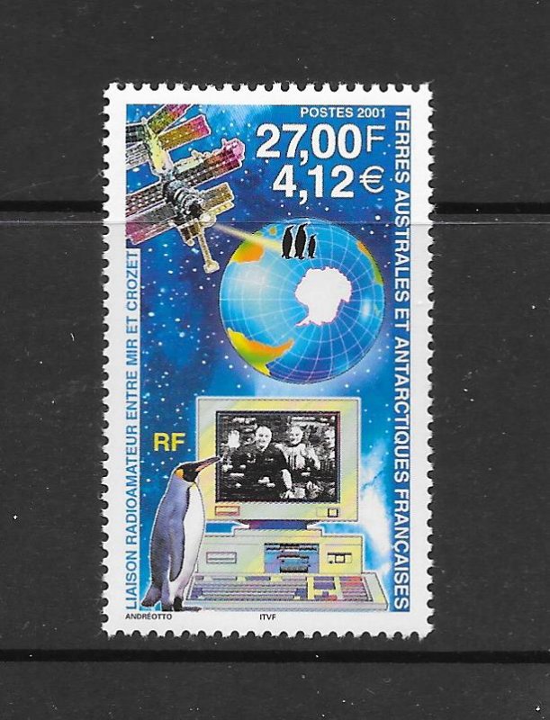 FRENCH SOUTHERN ANTARCTIC TERRITORIES #288 SPACE STATION MIR  MNH