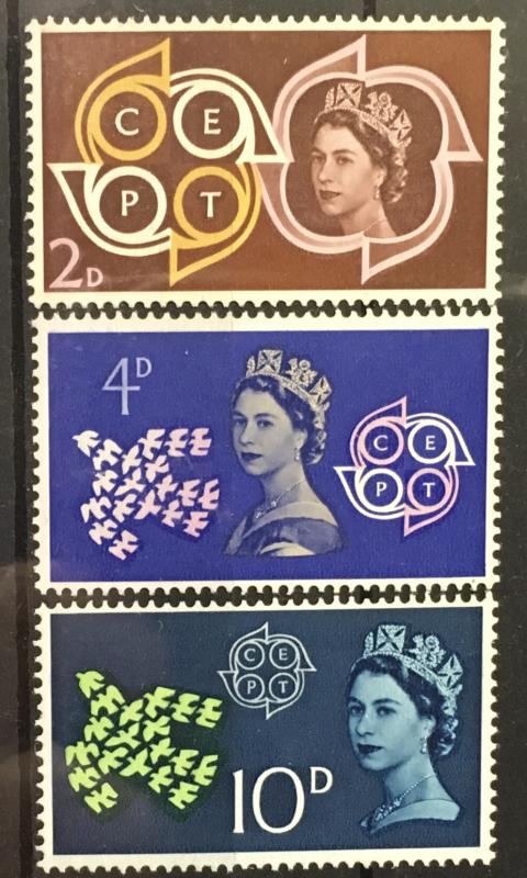 Great Britain sc382-384 MNH set  *613