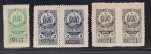 Argentina, Cordoba, San Francisco Forbin 80, 84, 87. 1913 Municipal Tax Revenues