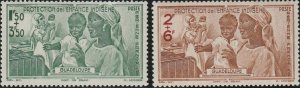 Guadeloupe , #CB1-CB2 Unused , From 1942