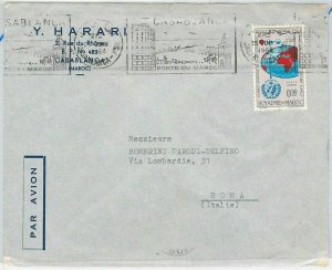 45038 - MOROCCO Morocco POSTAL HISTORY: AIRMAIL COVER to ITALY 1964-