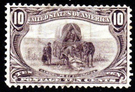 SC# 290 - (10c) - Trans Mississippi Expo - Hardships - Used Single