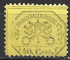 COLLECTION LOT 15059 ROMAN STATES #24 UNG 1868