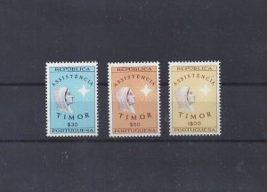 Portuguese Timor 1970 MNH BOB full set Assistencia Sc#RA17-9 Mi#Z16-8 Postal Tax