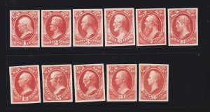 US O83-O93TC4b War Dept Official Trial Color Proof Card XF NH SCV $407 (01)