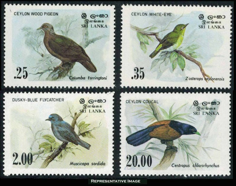 Sri Lanka Scott 691-694 Mint never hinged.