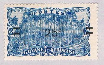 French Guiana 101 MLH Palm Grove 1924 (BP51020)