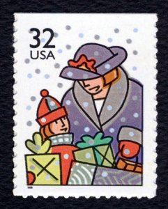 #3113-3116 32c Christmas: Family Scenes, Singles, Mint **ANY 5=FREE SHIPPING** 