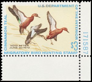 U.S. REV. DUCKS RW38  Mint (ID # 103573)
