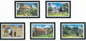 Jersey 399-403 MNH 1986 Jersey National Trust (fe6638)
