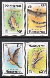 Montserrat 667-670 Bats MNH VF