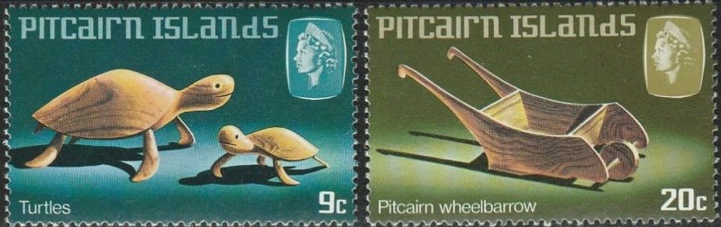 Pitcairn Islands, #194-195 Unused  From 1980